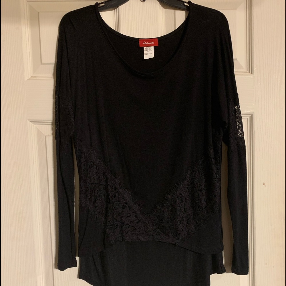 Black Lace Top